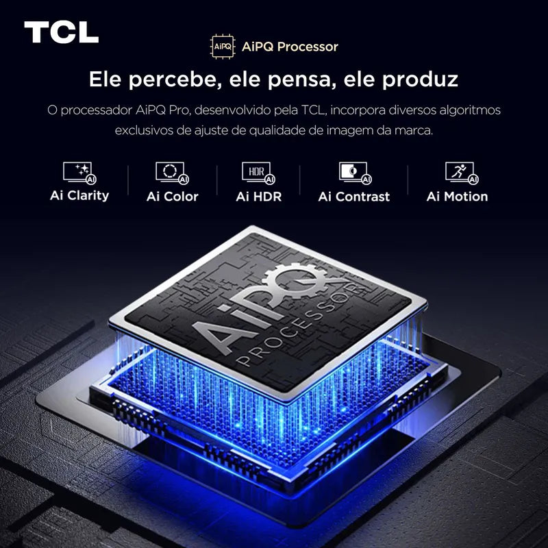 TCL 50 Polegadas QLED 4K + Dolby Atmos Dolby Vision 50P7K